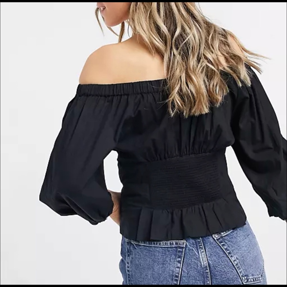 Free People Teagan Puff Sleeve Top - Picture 2 of 7